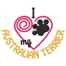 I Heart My Australian Terrier Short-Sleeved T-Shirt