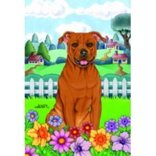 Pit Bull Terrier Spring Flag