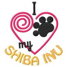 I Heart My Shiba Inu Short-Sleeved T-Shirt