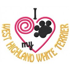 I Heart My West Highland White Terrier Short-Sleeved T-Shirt